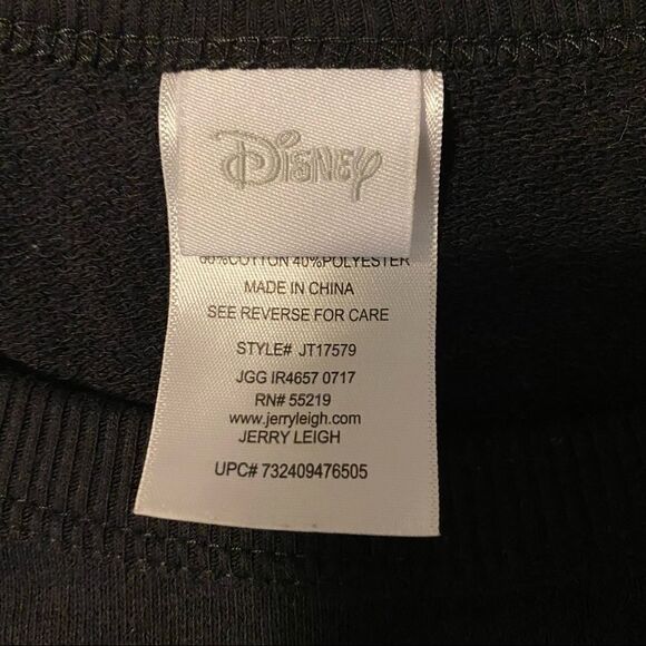 Disney's Mickey Mouse black' Web Face Graphic Sweatshirt Halloween Goth-S - Picture 8 of 8